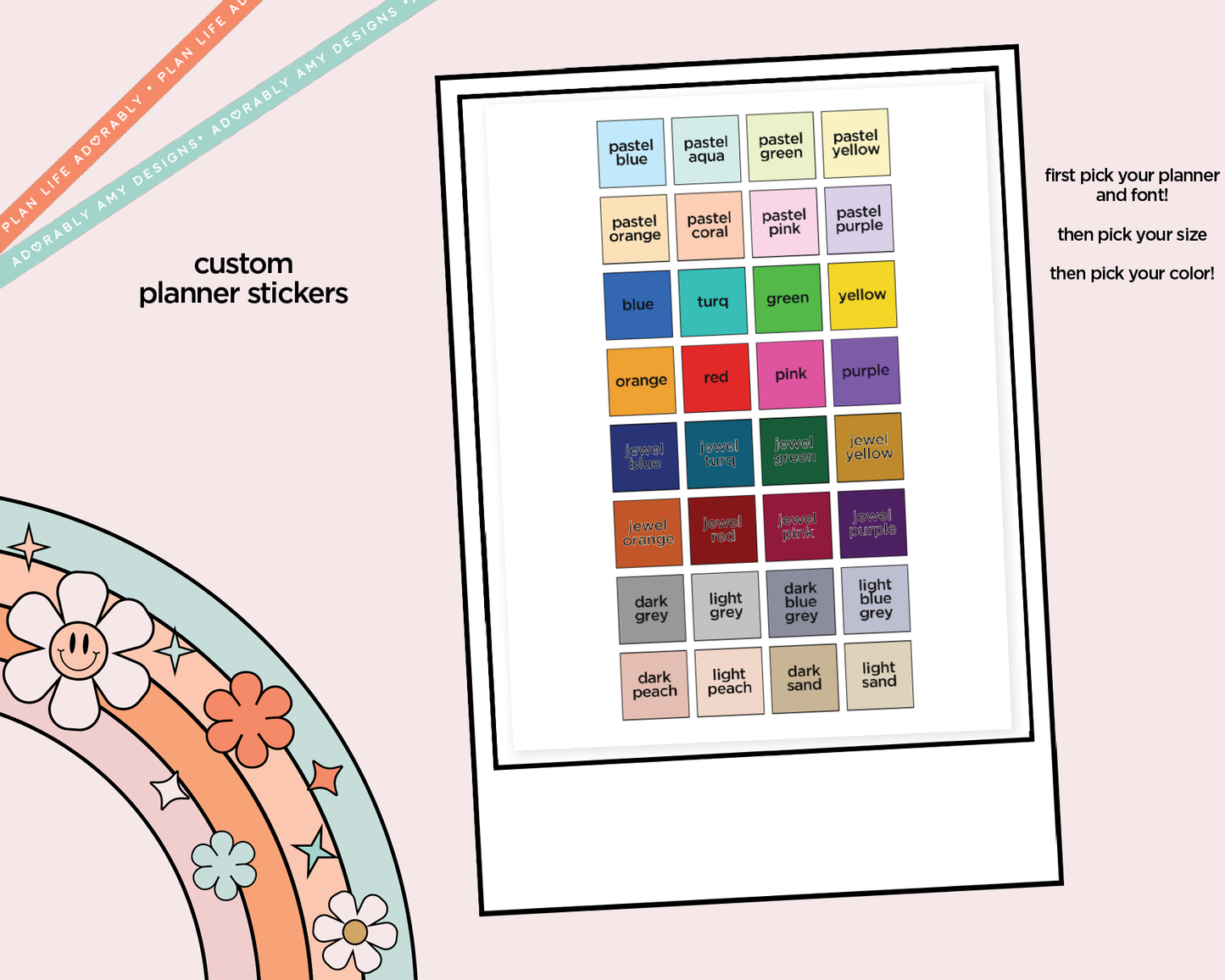 Custom Name This is My Planner Stickers - Various Planners