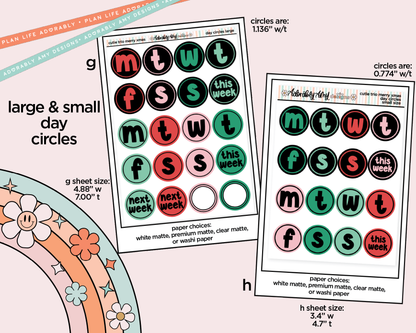 The Cutie Trio Merry Christmas Weekly Kit Addons - All Sizes - Strips, Smears and More!