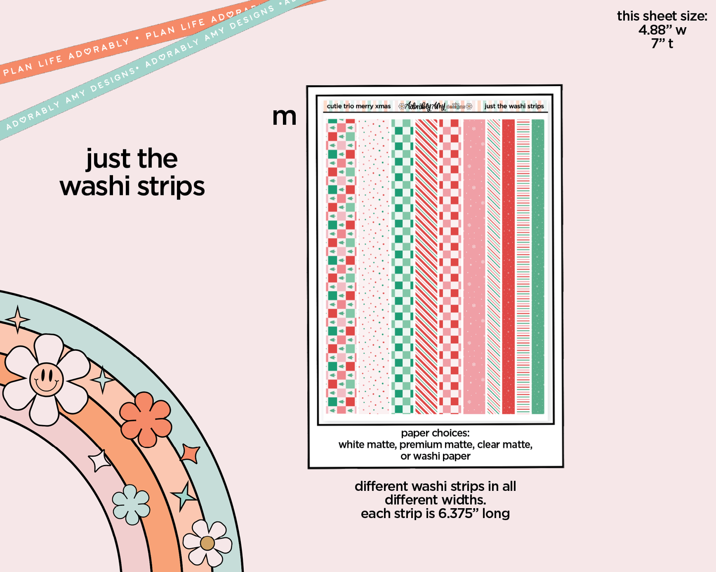 The Cutie Trio Merry Christmas Weekly Kit Addons - All Sizes - Strips, Smears and More!