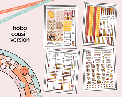 Hobonichi Cousin Weekly States Collection - The Dairy State Wisconsin Planner Sticker Kit for Hobo Cousin or Similar Planners - Adorably Amy Designs