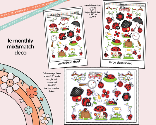 July 2025 Deco Pages - All Sizes