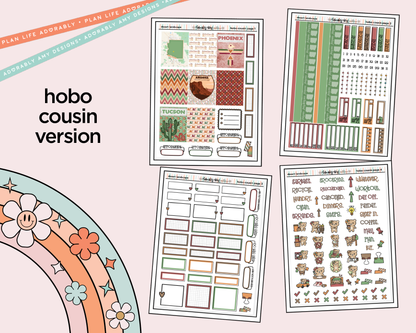 Hobonichi Cousin Weekly States Collection -Arizona Desert Landscape Planner Sticker Kit for Hobo Cousin or Similar Planners