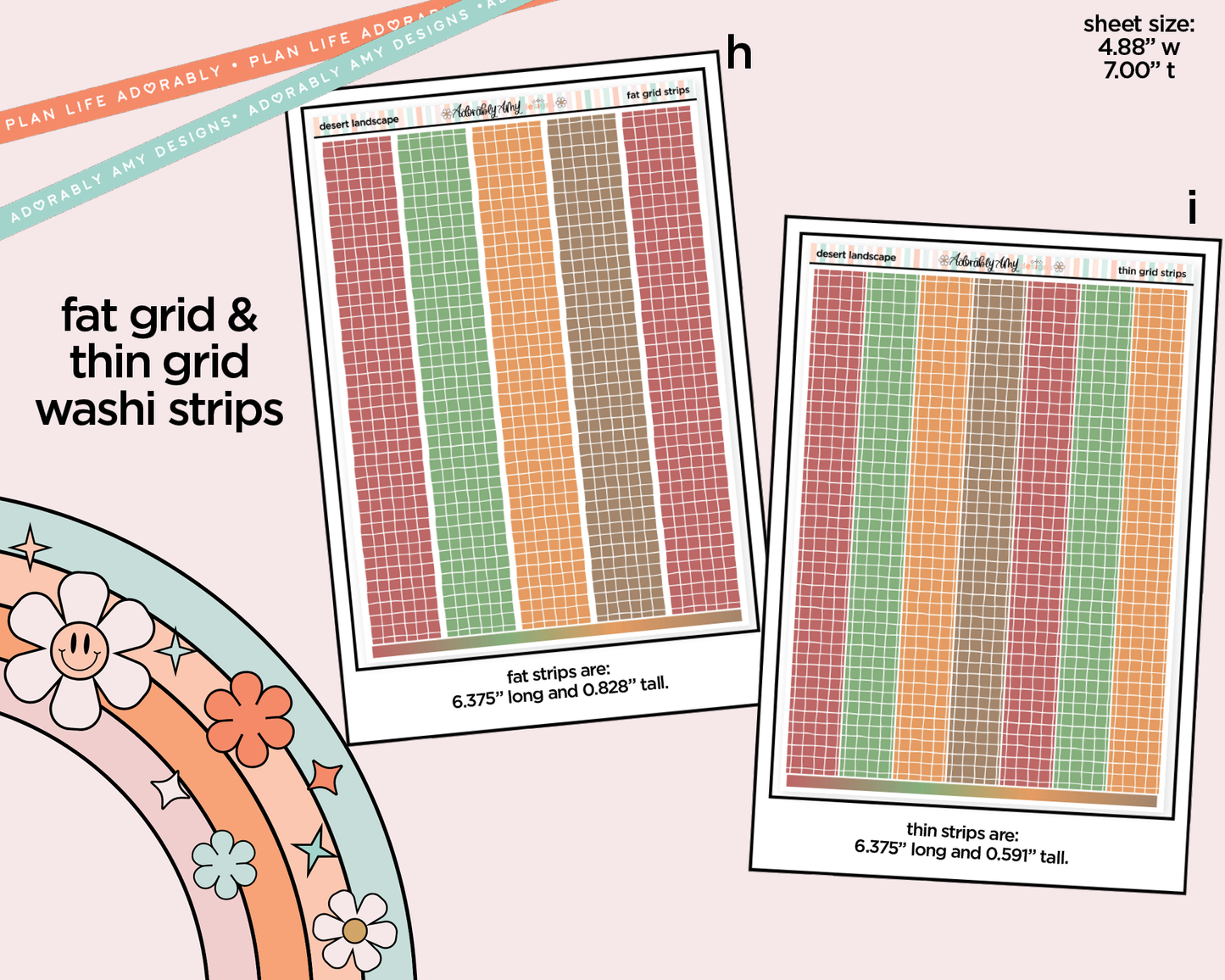 States Collection -Arizona Desert Landscape Weekly Kit Addons - All Sizes - Strips, Smears and More!