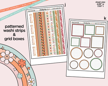 States Collection -Arizona Desert Landscape Weekly Kit Addons - All Sizes - Strips, Smears and More!