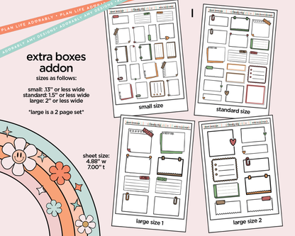 States Collection -Arizona Desert Landscape Weekly Kit Addons - All Sizes - Strips, Smears and More!
