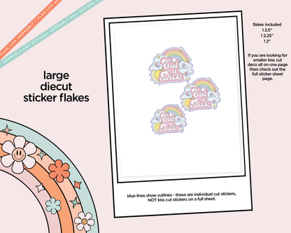 Eat a Dick Typography Sampler Planner Stickers - Adorably Amy Designs