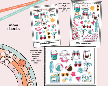 Enjoy Summer Weekly Kit Deco Pages - All Sizes
