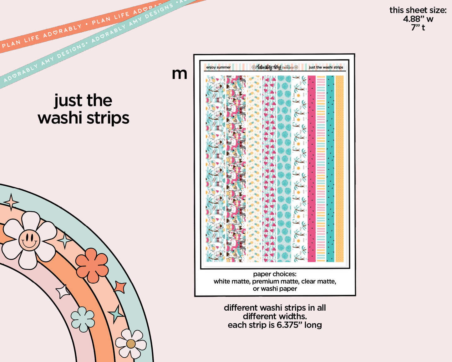 Enjoy Summer Weekly Kit Addons - All Sizes - Strips, Smears and More!