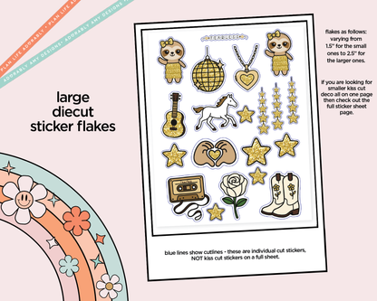 Fearless Era Decoration Character Planner Stickers