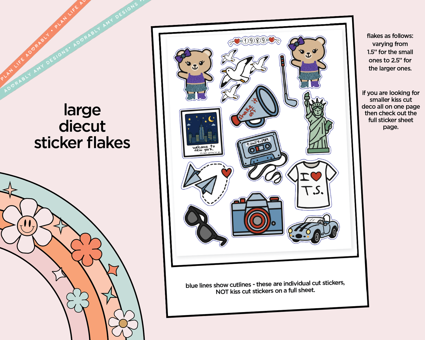 Eras Collection - The Bundle Cutie Trio Decoration Character Planner Stickers