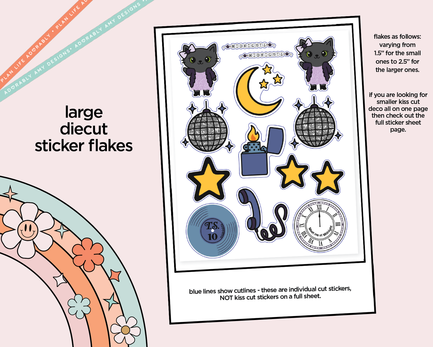 Eras Collection - The Bundle Cutie Trio Decoration Character Planner Stickers