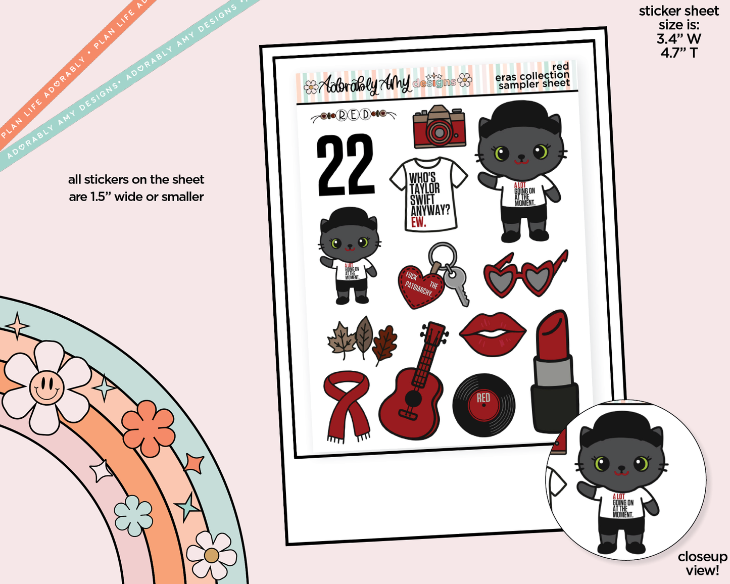 Eras Collection - The Bundle Cutie Trio Decoration Character Planner Stickers