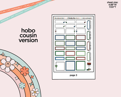 Hobonichi Cousin Weekly The Evergreen State Planner Sticker Kit for Hobo Cousin or Similar Planners - Adorably Amy Designs