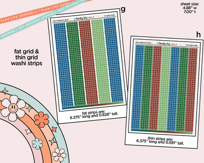 The Evergreen State Weekly Kit Addons - All Sizes - Strips, Smears and More! - Adorably Amy Designs