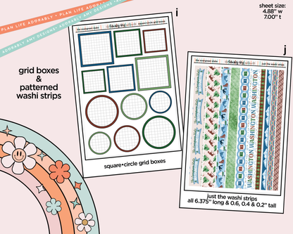 The Evergreen State Weekly Kit Addons - All Sizes - Strips, Smears and More! - Adorably Amy Designs