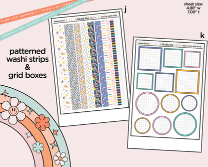 Flower Power Weekly Kit Addons - All Sizes - Strips, Smears and More! - Adorably Amy Designs