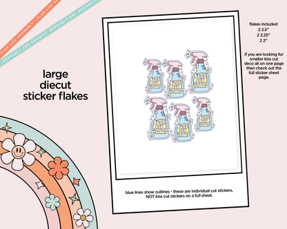 Fuck Off Spray Typography Sampler Planner Stickers - Adorably Amy Designs