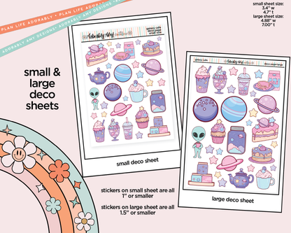 Galaxy Cafe Weekly Kit Deco Pages - All Sizes