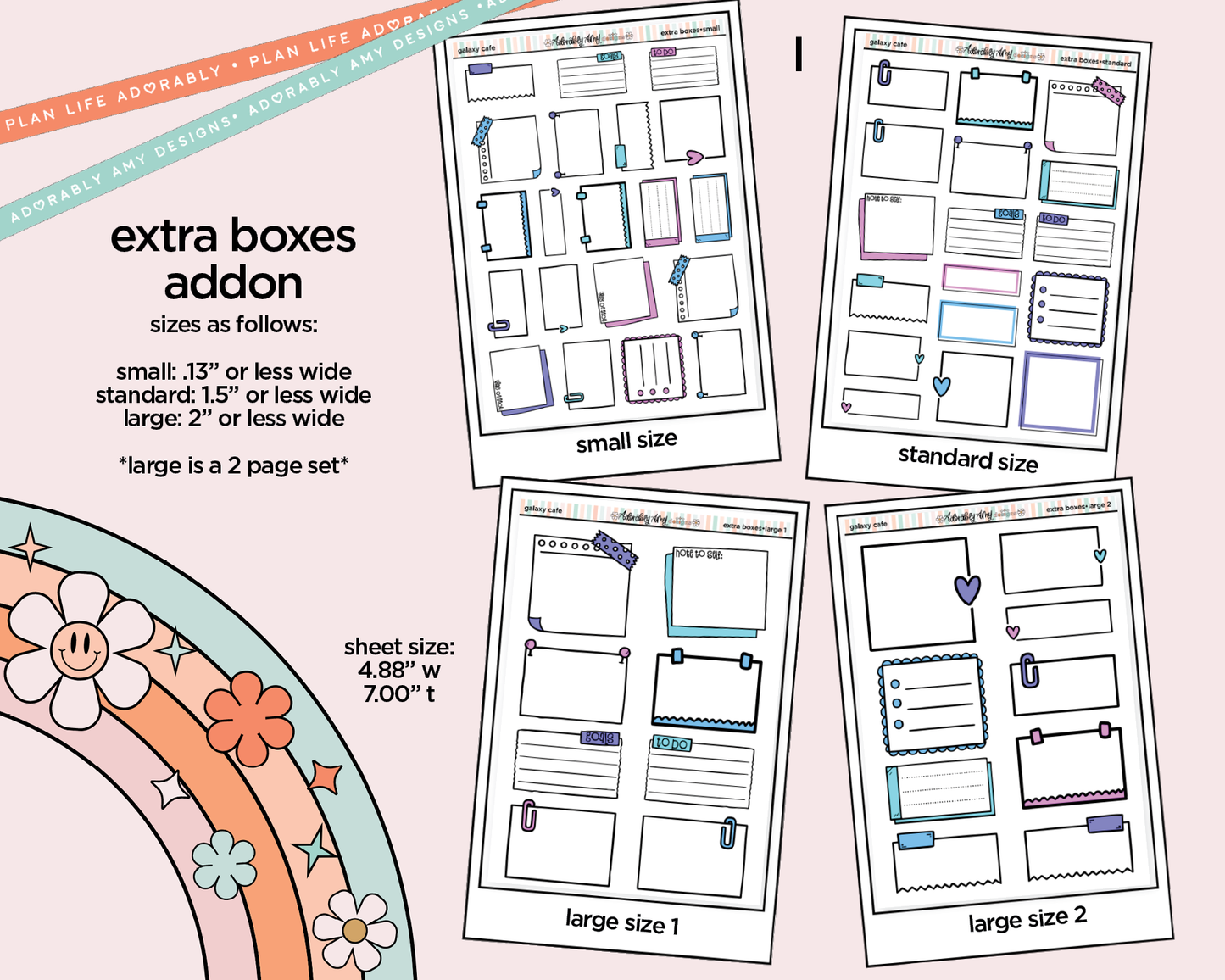 Galaxy Cafe Weekly Kit Addons - All Sizes - Strips, Smears and More!