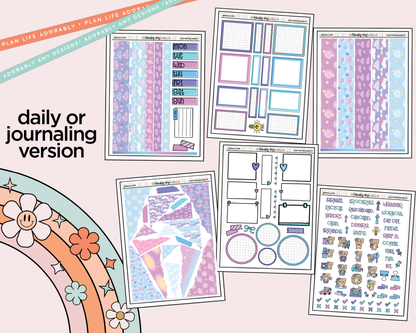 Journaling and Daily Planning Galaxy Cafe Planner Sticker Kit