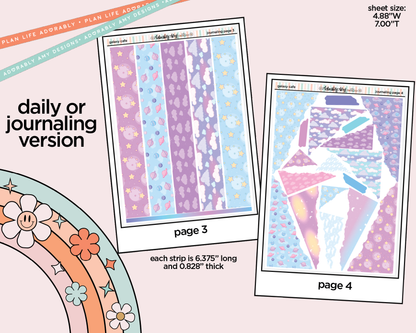 Journaling and Daily Planning Galaxy Cafe Planner Sticker Kit