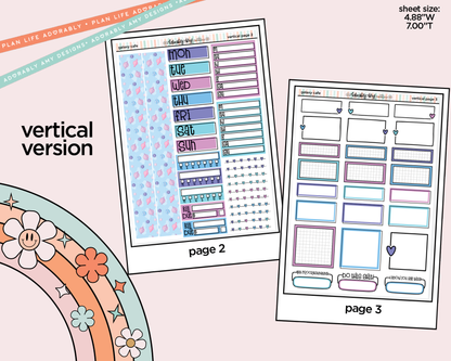 Vertical Galaxy Cafe Kit for Vertical Standard Size Planners or Insert