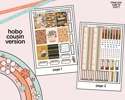 Hobonichi Cousin Weekly Get Lost in Books Planner Sticker Kit for Hobo Cousin or Similar Planners