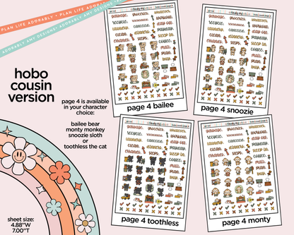Hobonichi Cousin Weekly Get Lost in Books Planner Sticker Kit for Hobo Cousin or Similar Planners
