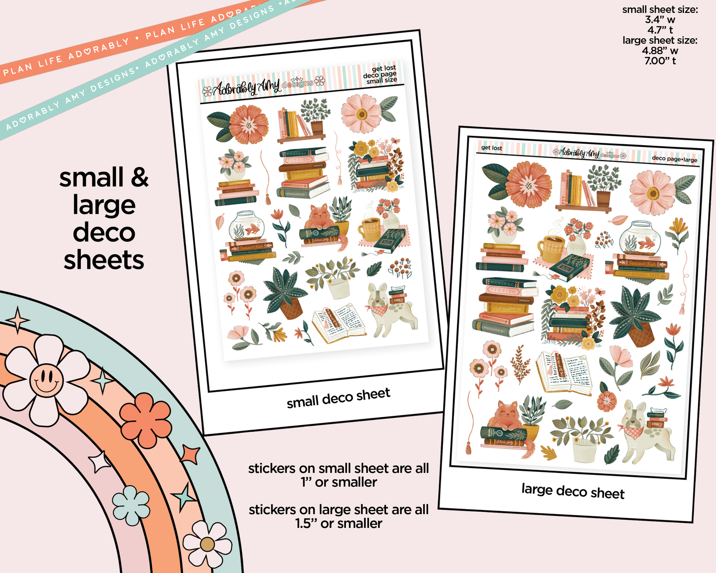 Get Lost in Books Weekly Kit Deco Pages - All Sizes