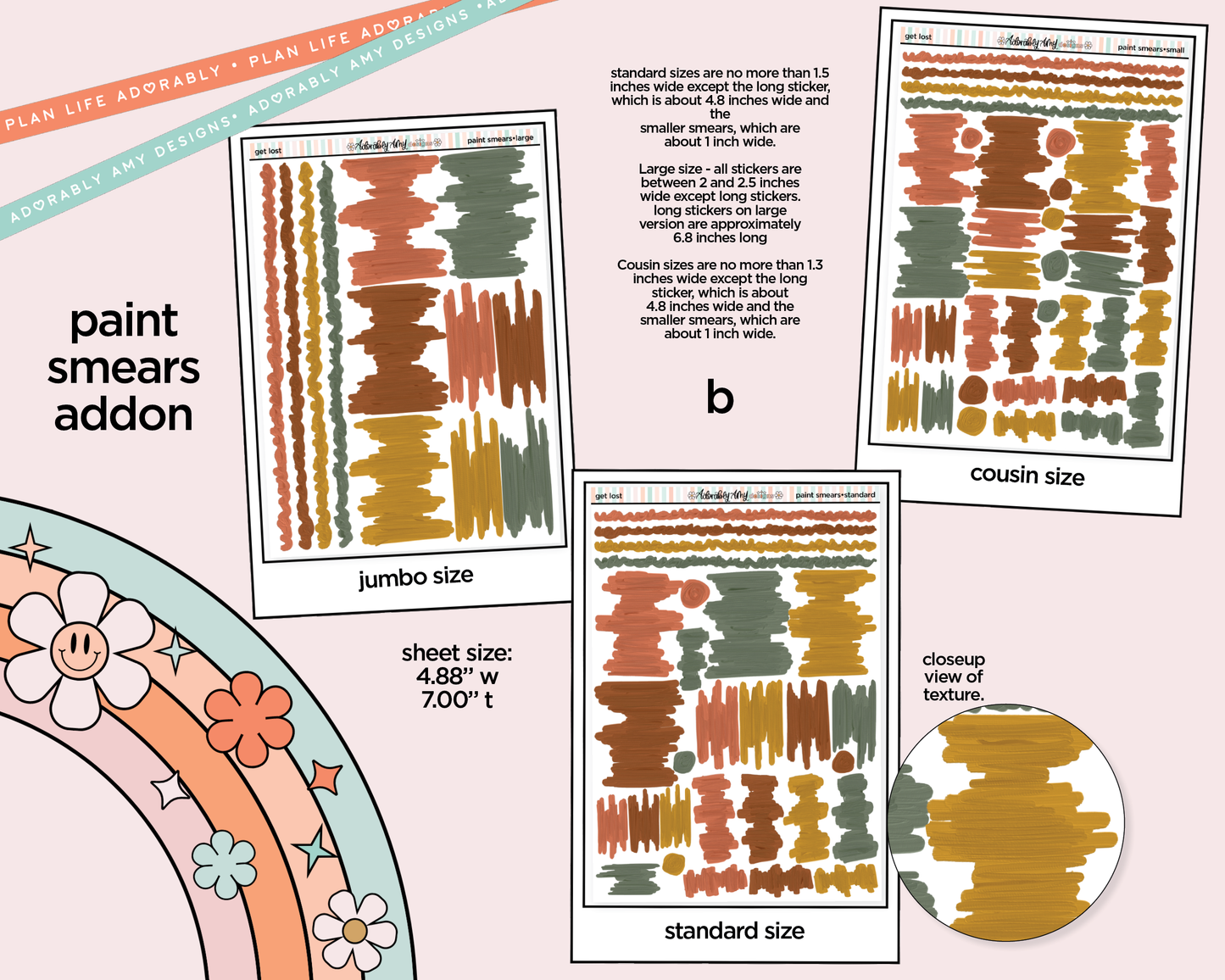 Get Lost in Books Weekly Kit Addons - All Sizes - Strips, Smears and More!