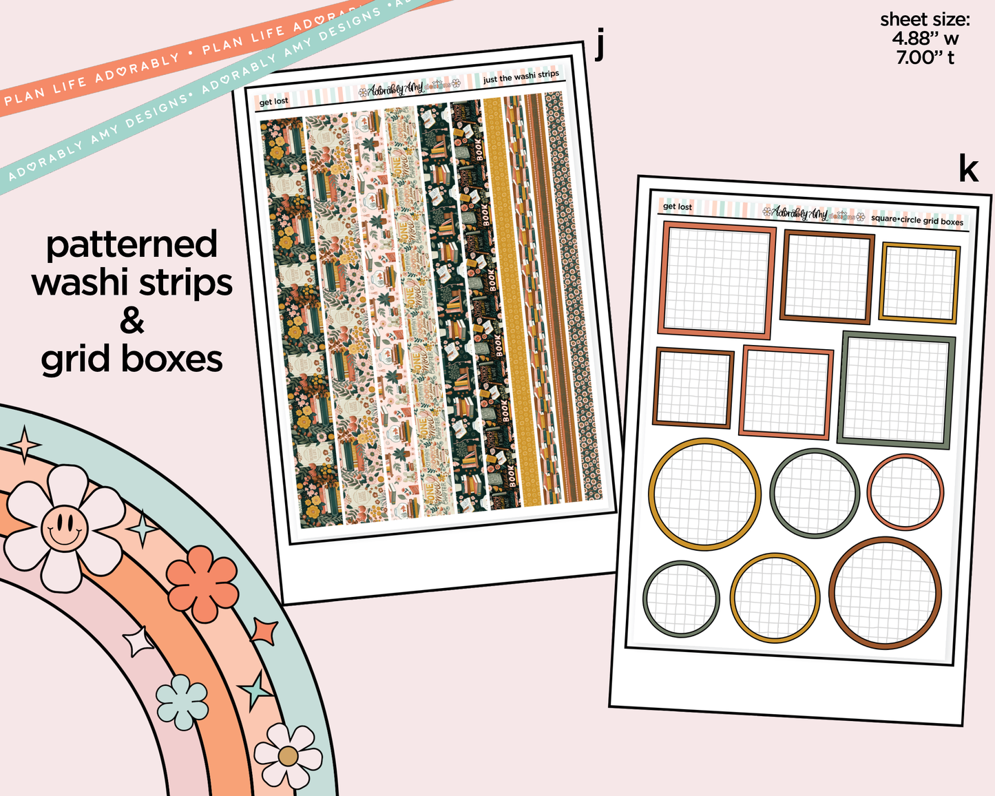 Get Lost in Books Weekly Kit Addons - All Sizes - Strips, Smears and More!