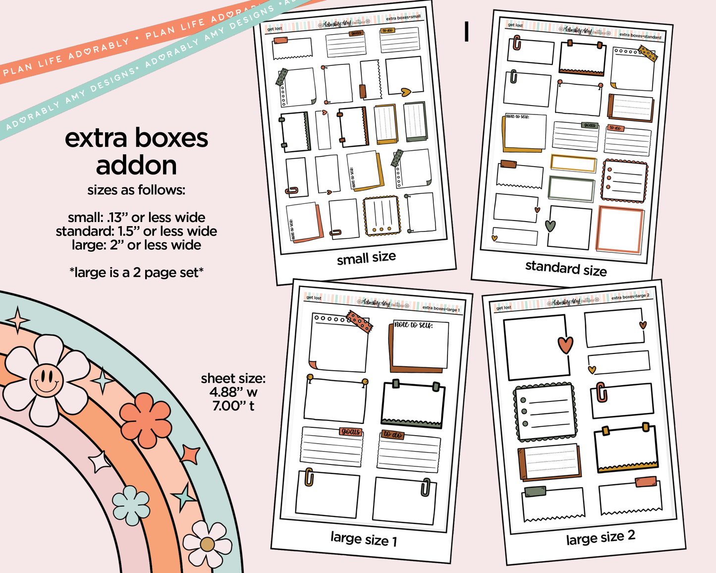 Get Lost in Books Weekly Kit Addons - All Sizes - Strips, Smears and More!
