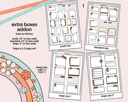 Get Lost in Books Weekly Kit Addons - All Sizes - Strips, Smears and More!