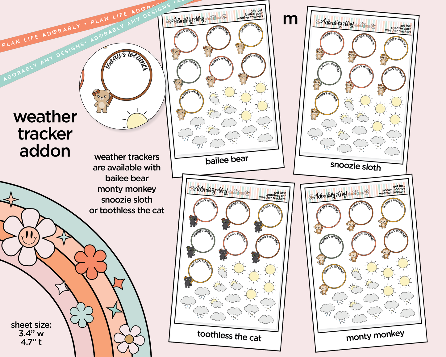 Get Lost in Books Weekly Kit Addons - All Sizes - Strips, Smears and More!