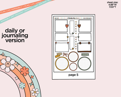 Journaling and Daily Planning Get Lost in Books Planner Sticker Kit