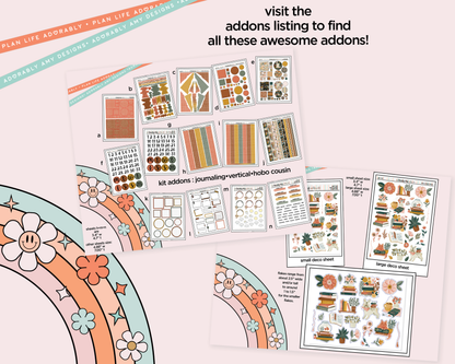 Vertical Get Lost in Books Kit for Vertical Standard Size Planners or Insert