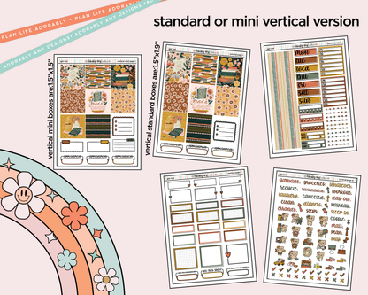 Vertical Get Lost in Books Kit for Vertical Standard Size Planners or Insert