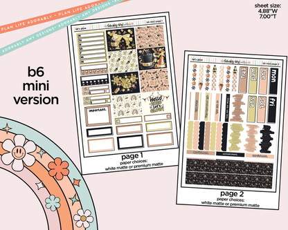 Mini B6 Let's Glow Sticker Kit sized for ANY Vertical Insert