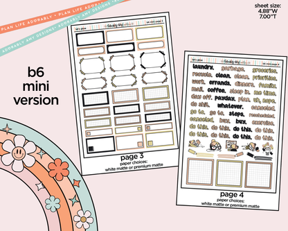Mini B6 Let's Glow Sticker Kit sized for ANY Vertical Insert