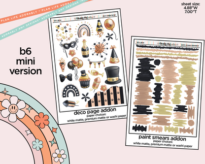 Mini B6 Let's Glow Sticker Kit sized for ANY Vertical Insert