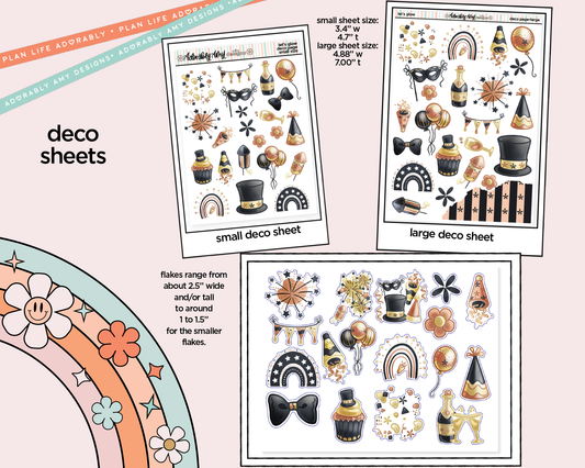 Let's Glow Weekly Kit Deco Pages - All Sizes