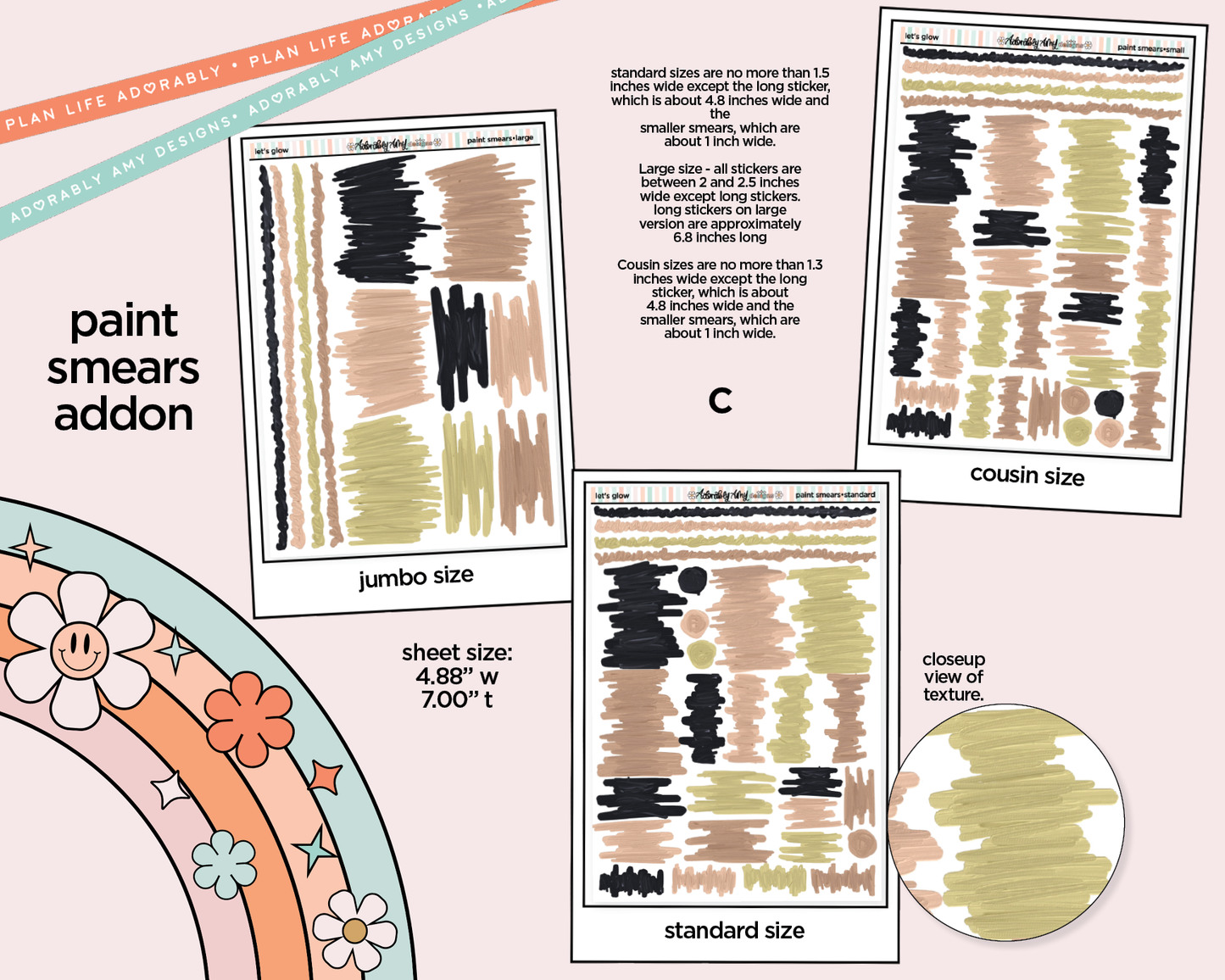 Let's Glow Weekly Kit Addons - All Sizes - Strips, Smears and More!