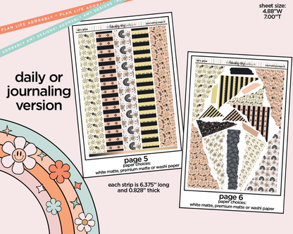 Journaling and Daily Planning Let's Glow Planner Sticker Kit