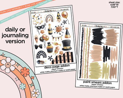 Journaling and Daily Planning Let's Glow Planner Sticker Kit