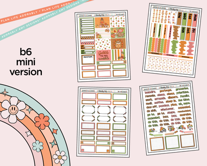 Mini B6 Gobble Til You Wobble Sticker Kit sized for ANY Vertical Insert