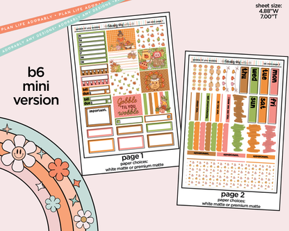 Mini B6 Gobble Til You Wobble Sticker Kit sized for ANY Vertical Insert