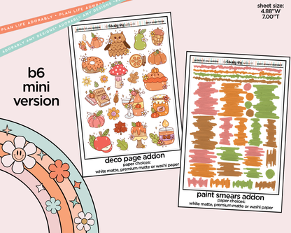 Mini B6 Gobble Til You Wobble Sticker Kit sized for ANY Vertical Insert