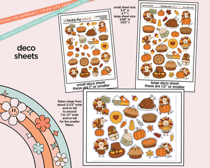 Gobble & Gather Weekly Kit Deco Pages - All Sizes - Adorably Amy Designs
