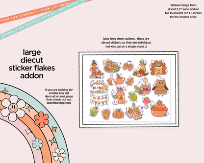 Gobble Til You Wobble Weekly Kit Deco Pages - All Sizes