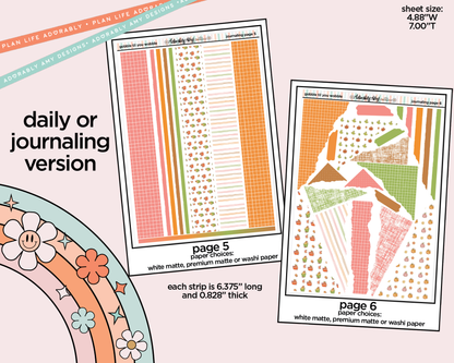 Journaling and Daily Planning Gobble Til You Wobble Planner Sticker Kit